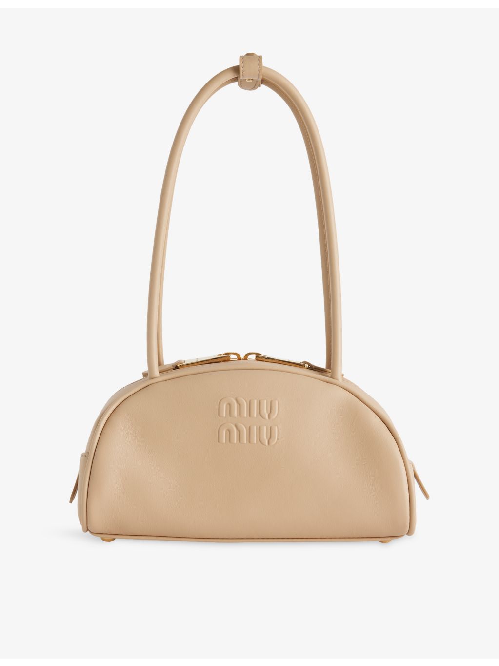 Miu Miu leather shoulder bag 23cm, imported from the UK