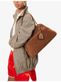 Miu Miu suede shoulder bag in 100% leather (British brand)