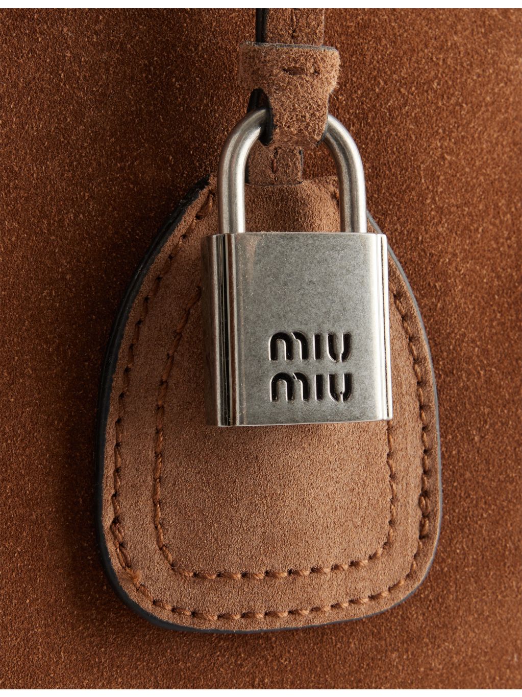 Miu Miu suede shoulder bag in 100% leather (British brand)