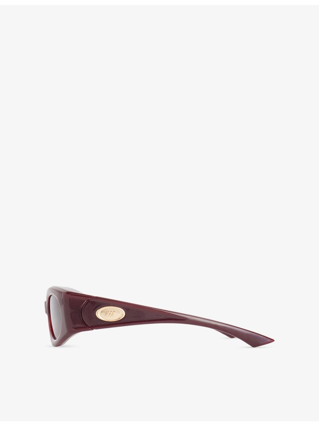 Le Specs Glacier wrap-frame acetate sunglasses, UK version