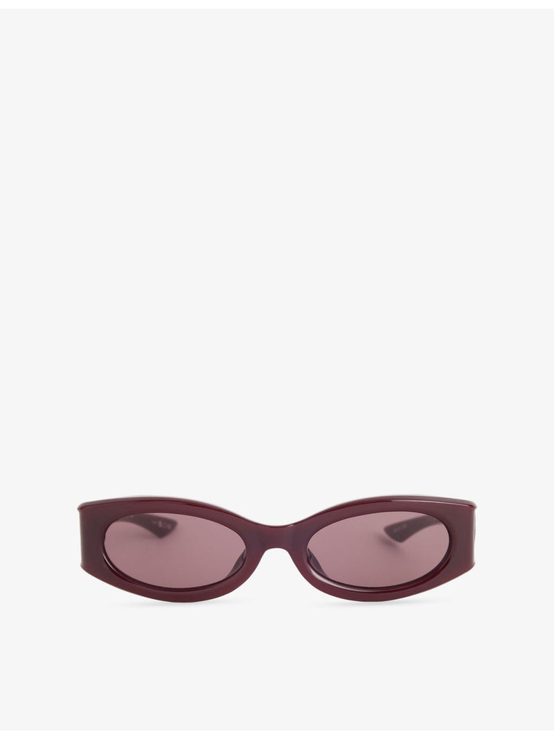Le Specs Glacier wrap-frame acetate sunglasses, UK version