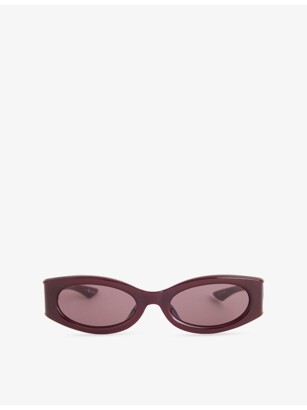 Le Specs Glacier wrap-frame acetate sunglasses, UK version