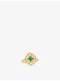 Suzanne Kalan princess-cut 0.85ct diamond ring size 6.5 (British brand)