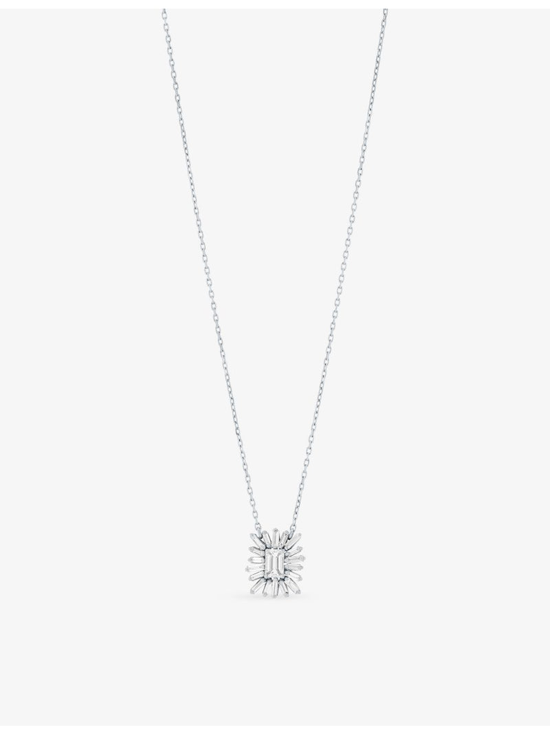 Suzanne Kalan diamond pendant necklace 18ct white gold 0.41ct, imported from the UK