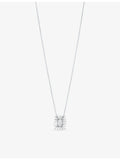 Suzanne Kalan diamond pendant necklace 18ct white gold 0.41ct, imported from the UK