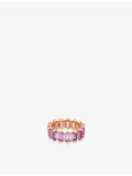Suzanne Kalan 18ct rose gold diamond ring, imported from the UK