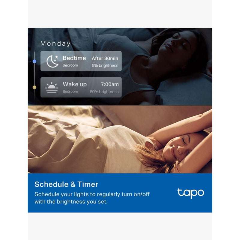 Tapo smart bulb multicolour E27 for smart lighting (British brand)