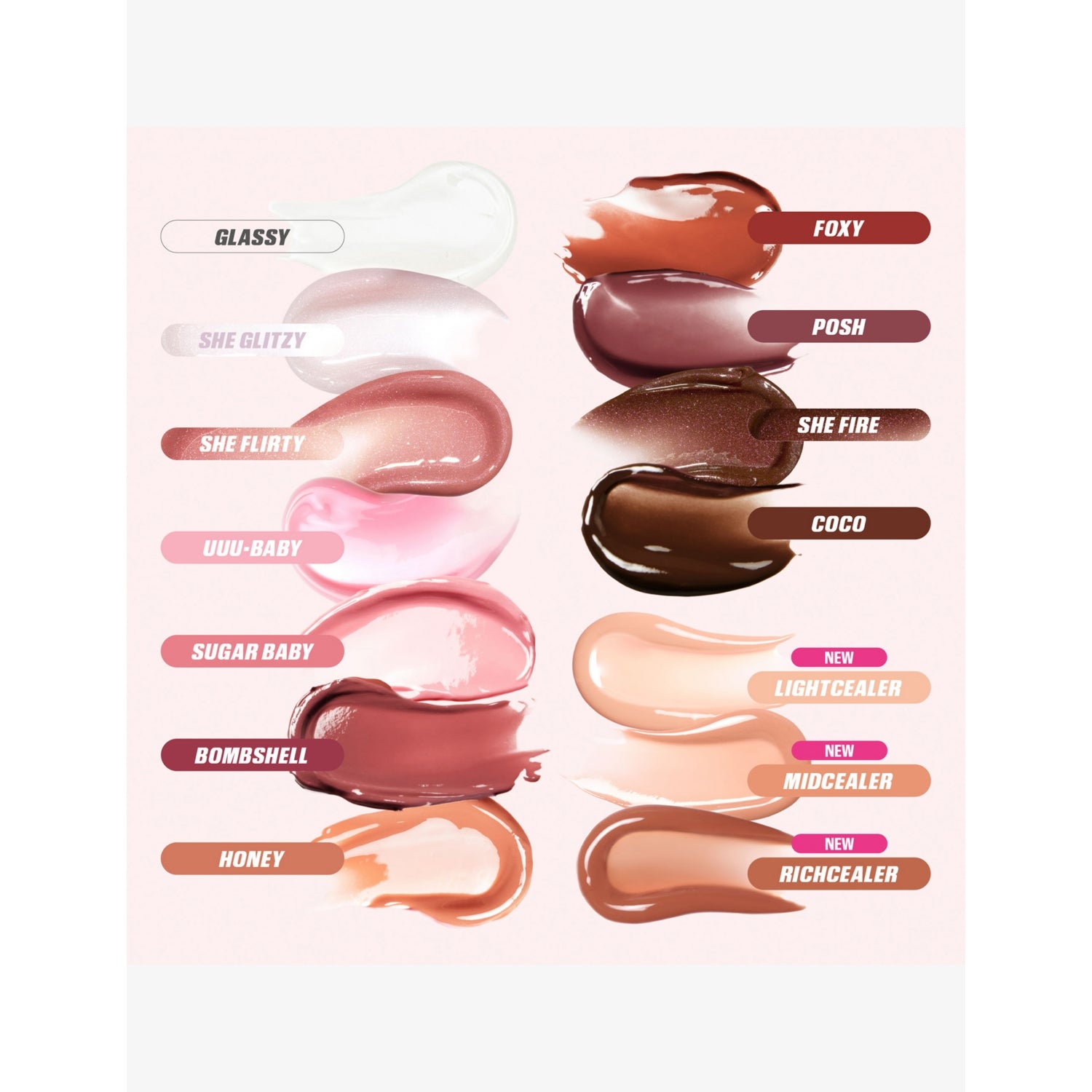 Huda Beauty Faux Filler lip gloss 3.9ml - British product