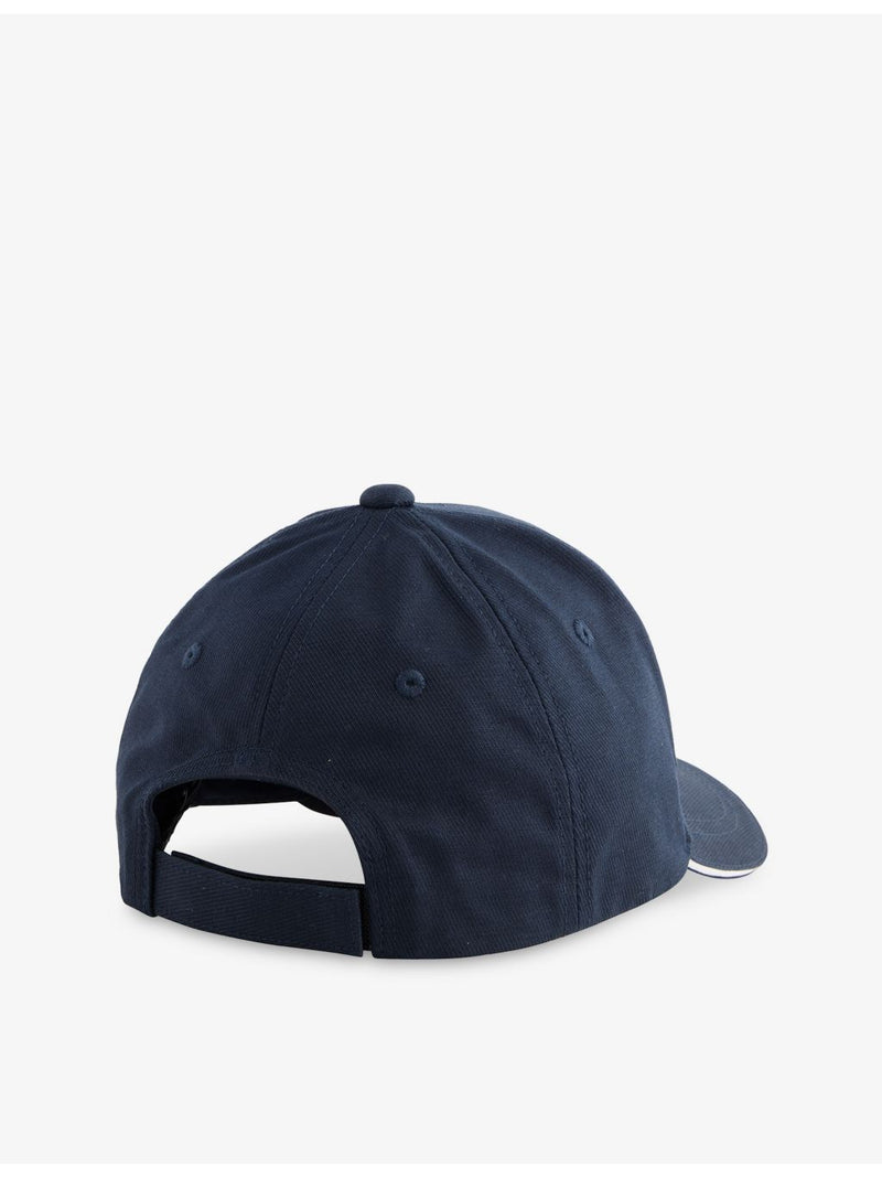 Emporio Armani cotton baseball cap with logo patch (British brand)
