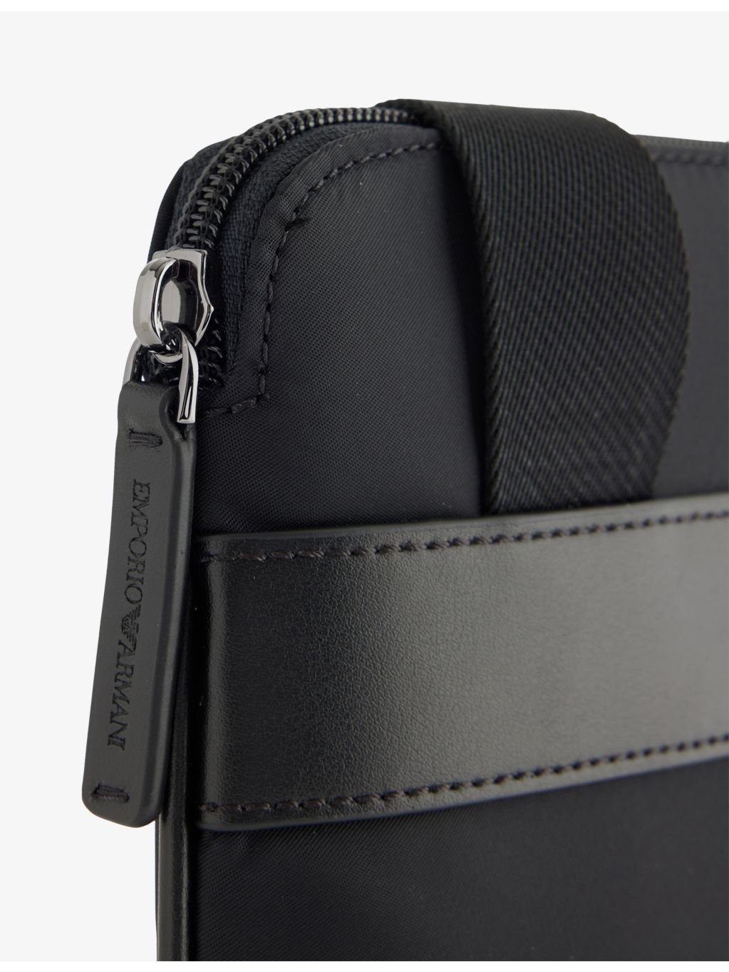 Emporio Armani flat woven cross-body bag (British brand)