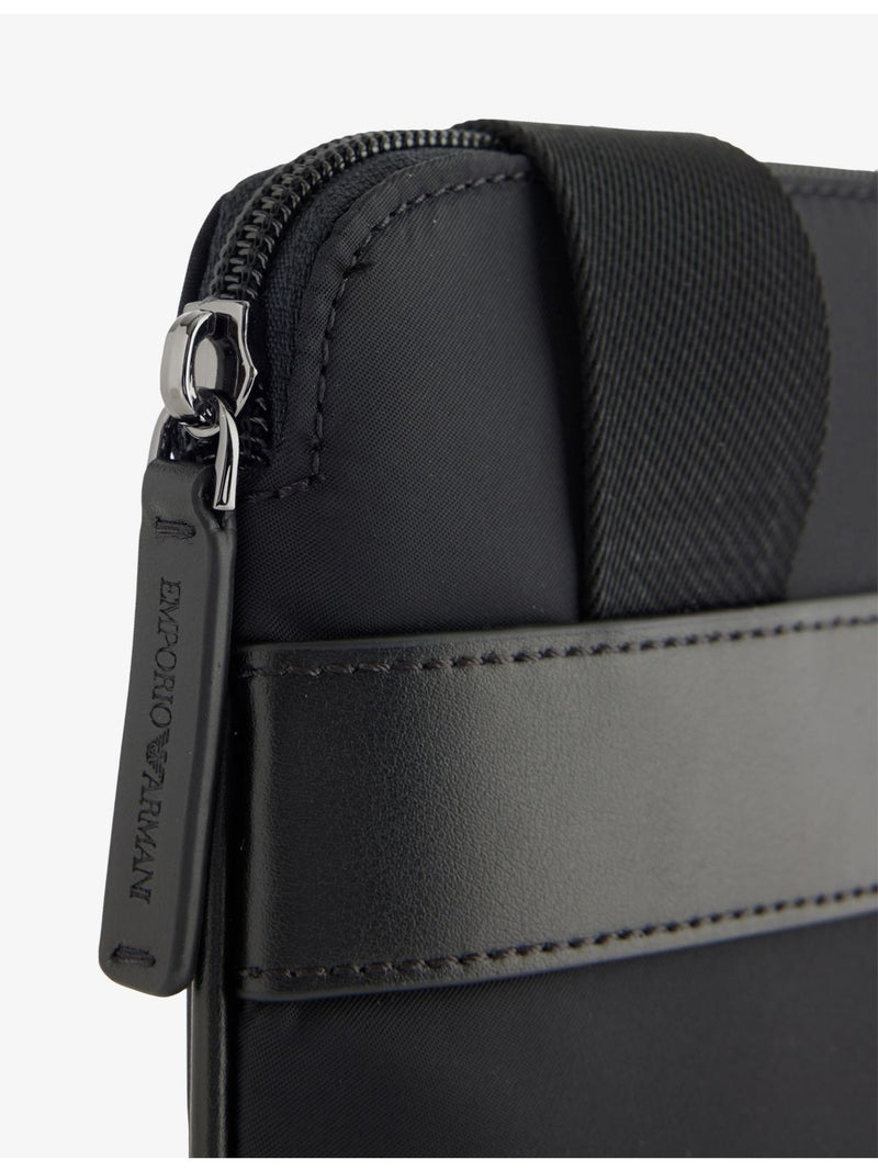 Emporio Armani flat woven cross-body bag (British brand)