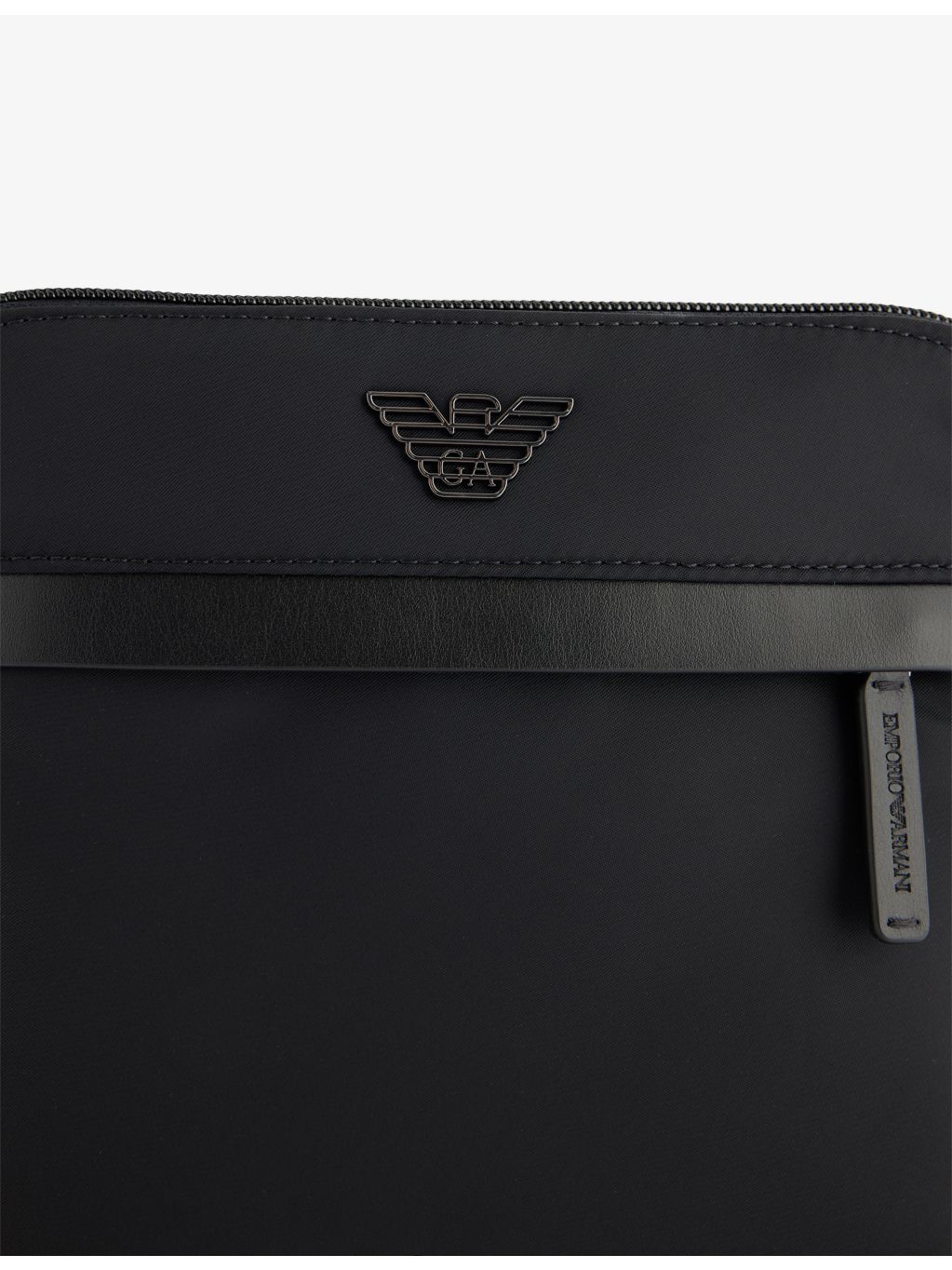 Emporio Armani flat woven cross-body bag (British brand)
