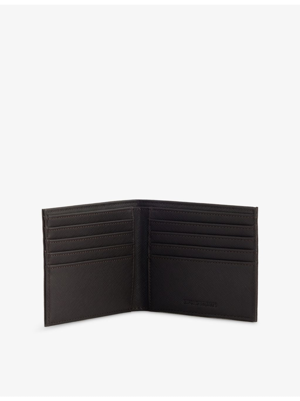 Emporio Armani faux-leather billfold wallet 9cm x 11cm (British brand)