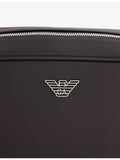 Emporio Armani faux-leather washbag with wristlet, imported from the UK