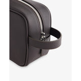 Emporio Armani faux-leather washbag with wristlet, imported from the UK