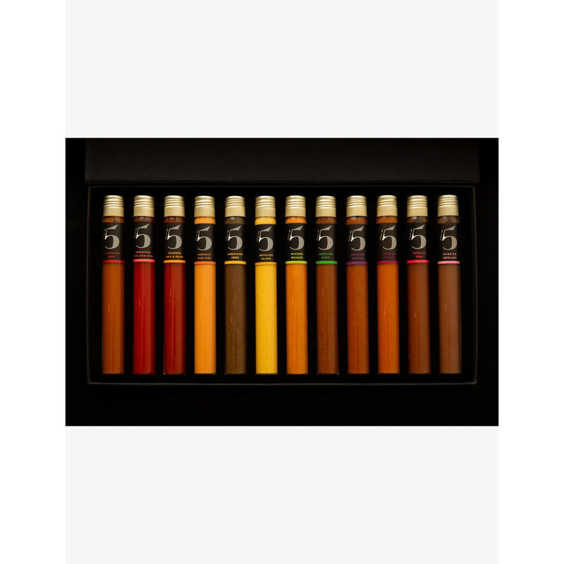 Chilli No. 5 hot sauce gift set 12x25ml, imported from the UK