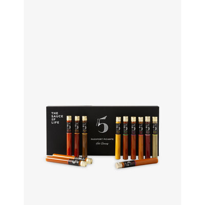 selfridges Chilli No. 5 World Flavours Hot Sauce Gift Set 12 x 25ml- Buy online at McGrocer