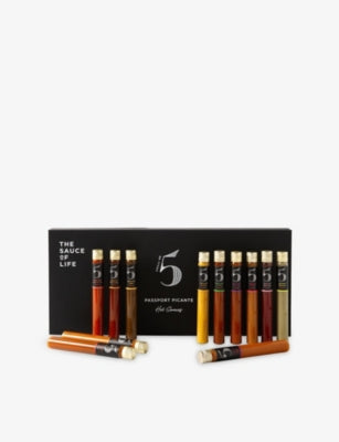 Chilli No. 5 hot sauce gift set 12x25ml, imported from the UK