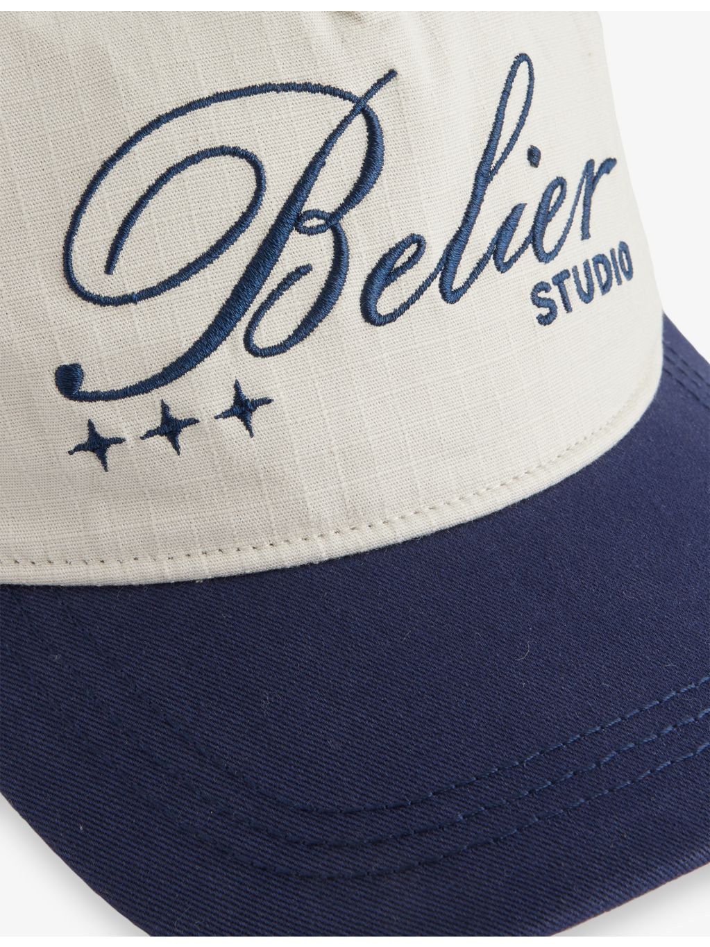 Bélier two-tone cotton cap with embroidered logo, imported from the UK