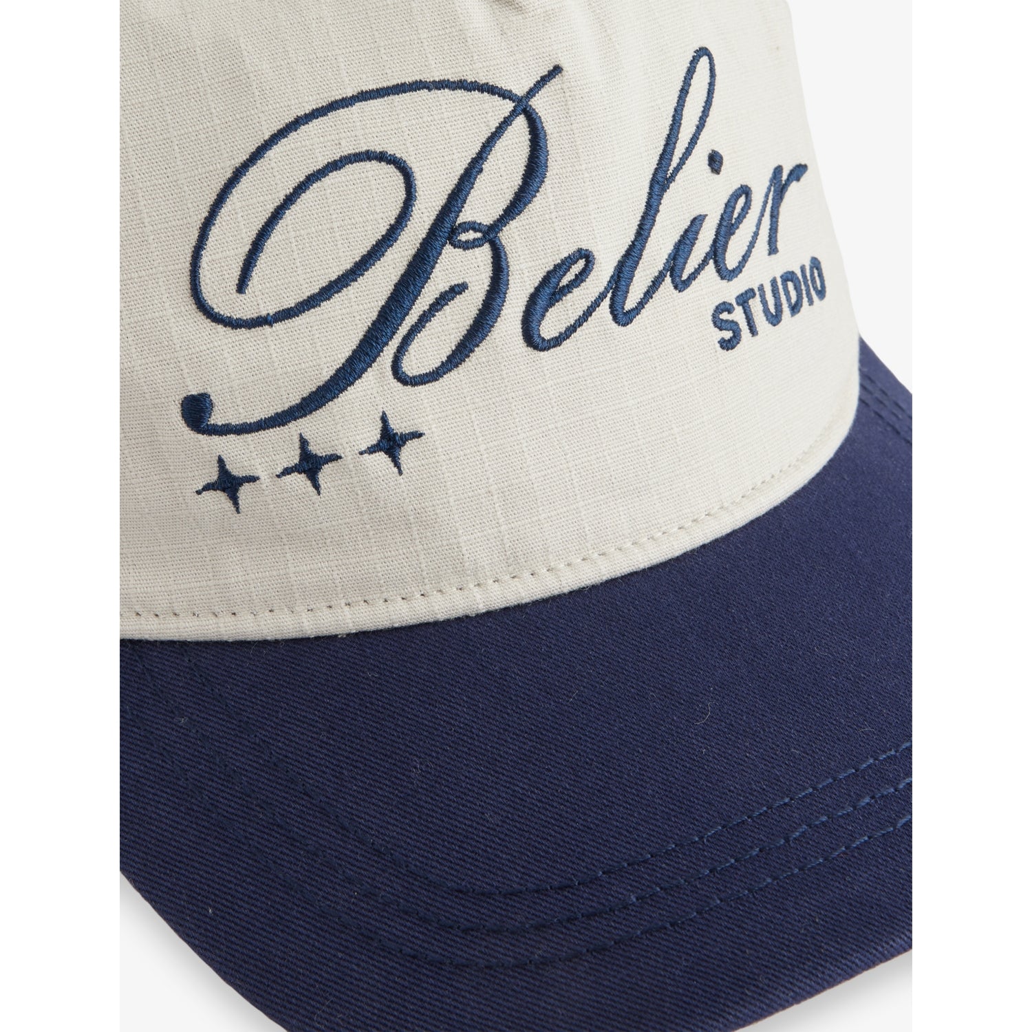 Bélier two-tone cotton cap with embroidered logo, imported from the UK