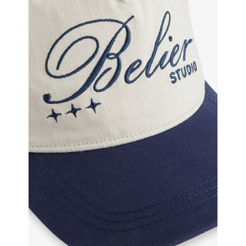 Bélier two-tone cotton cap with embroidered logo, imported from the UK