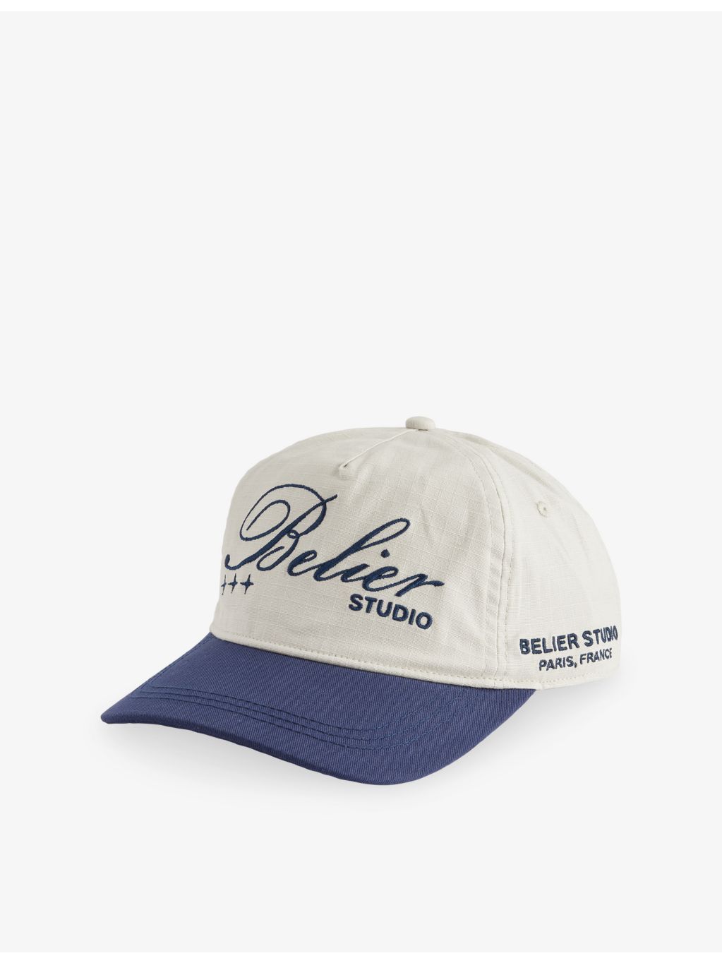 Bélier two-tone cotton cap with embroidered logo, imported from the UK