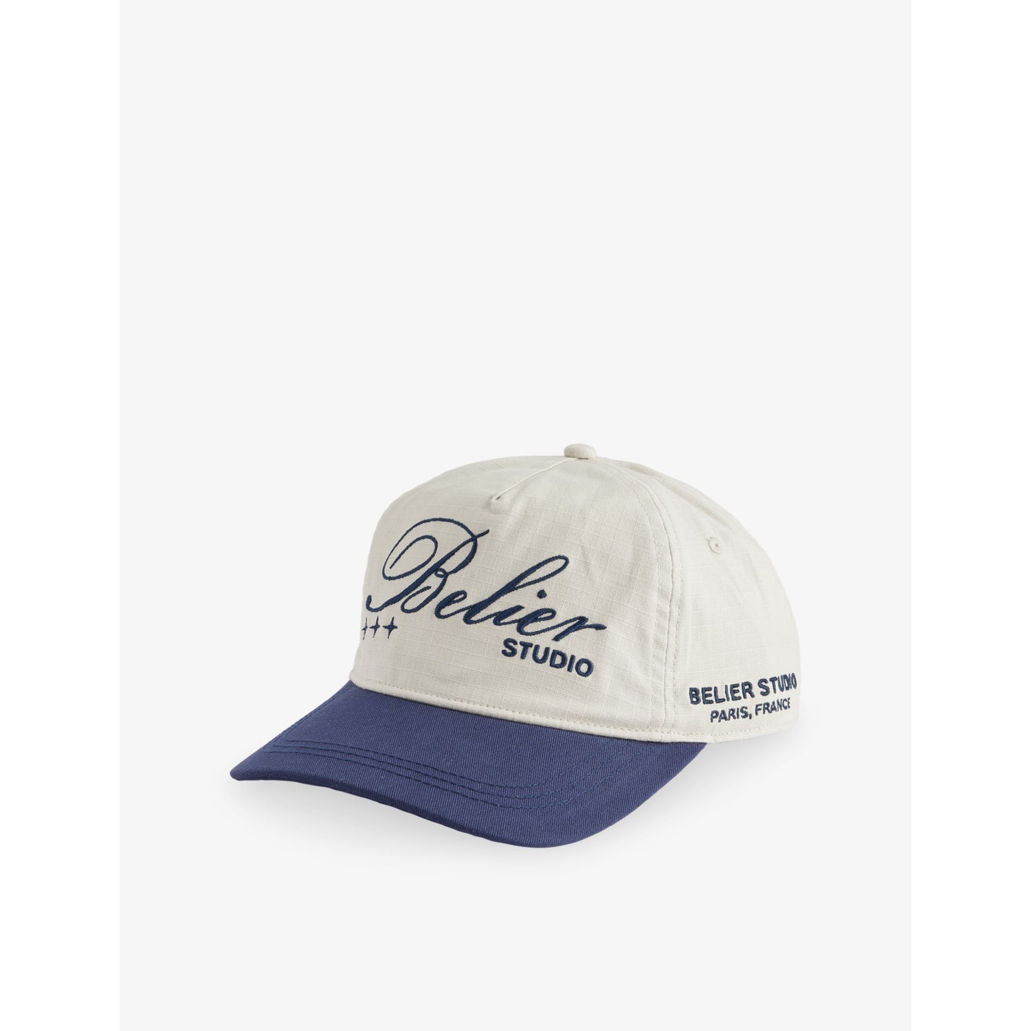Bélier two-tone cotton cap with embroidered logo, imported from the UK