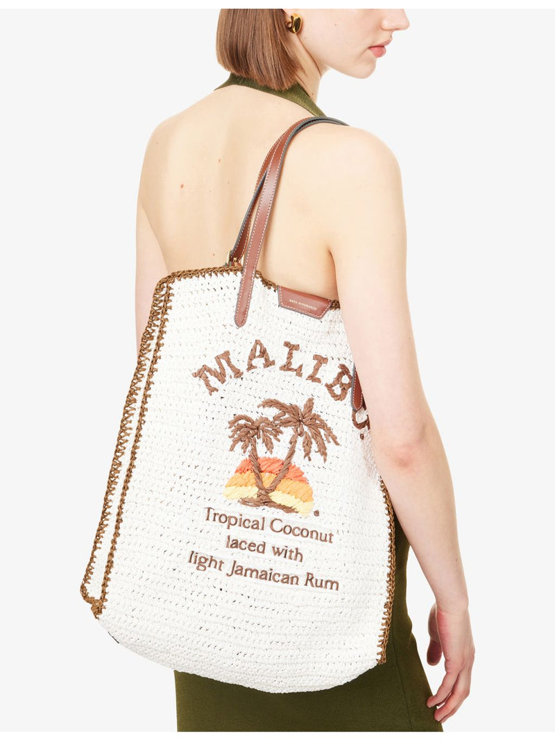Anya Hindmarch Malibu raffia tote bag - British product