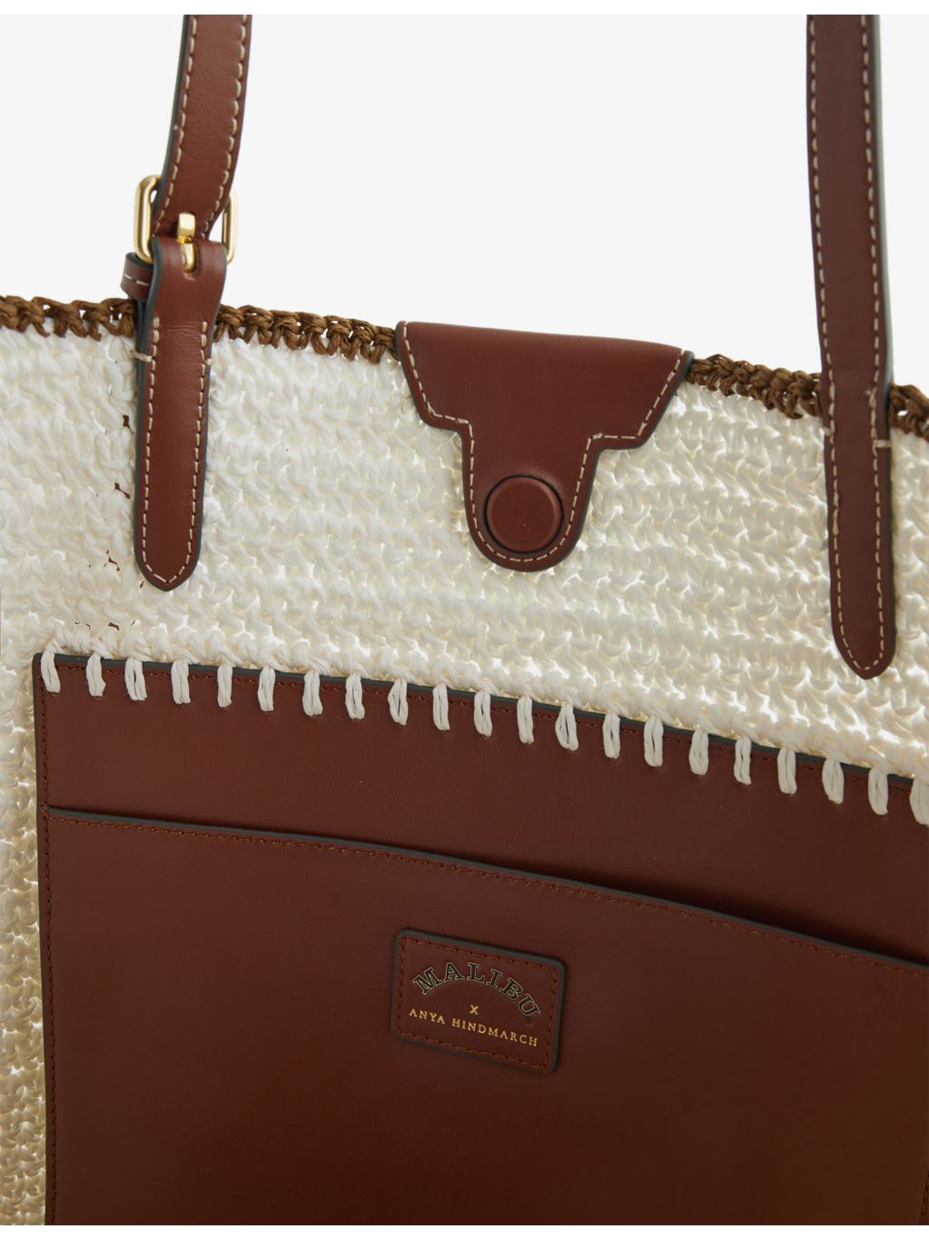 Anya Hindmarch Malibu raffia tote bag - British product