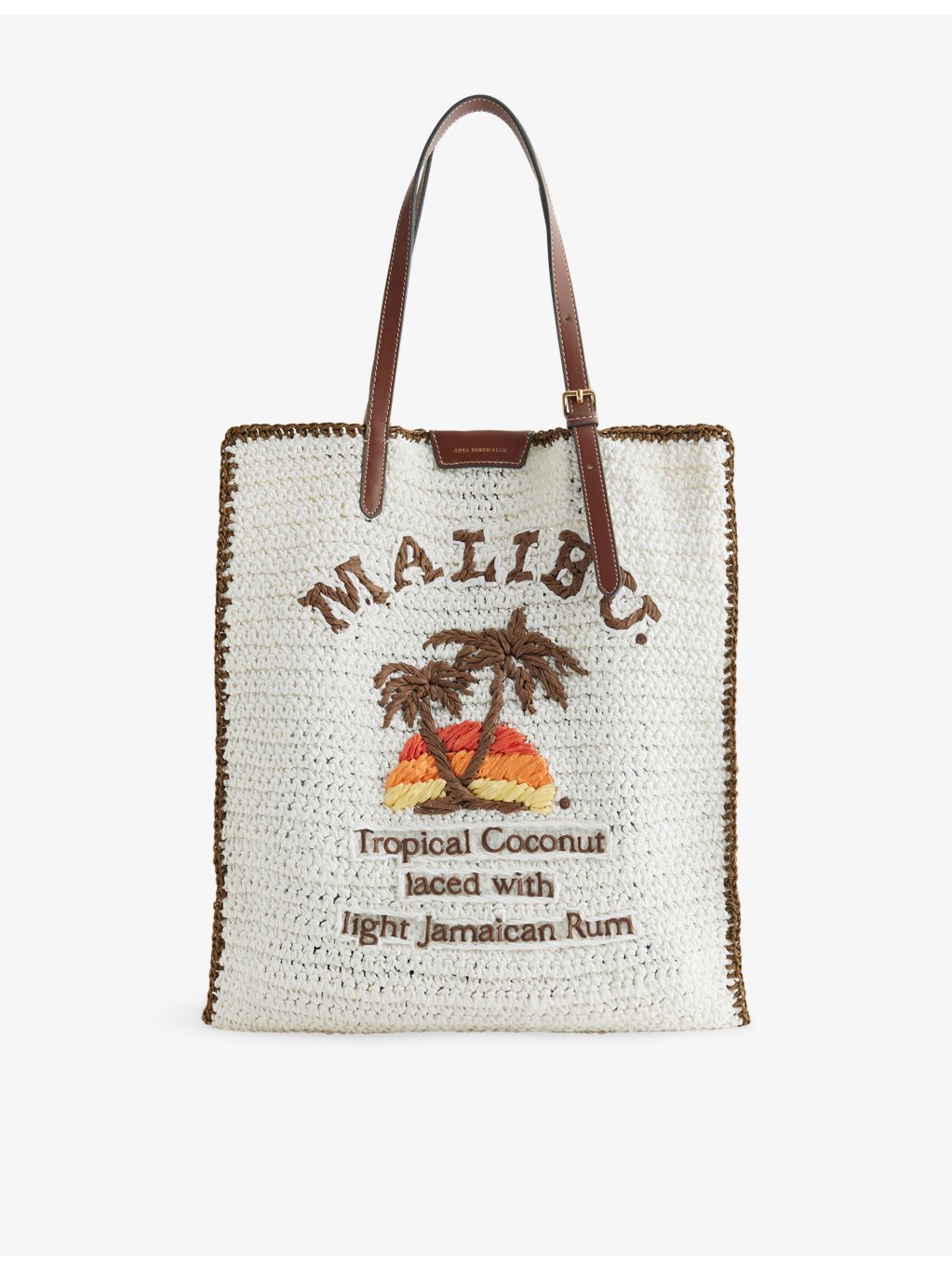 Anya Hindmarch Malibu raffia tote bag - British product
