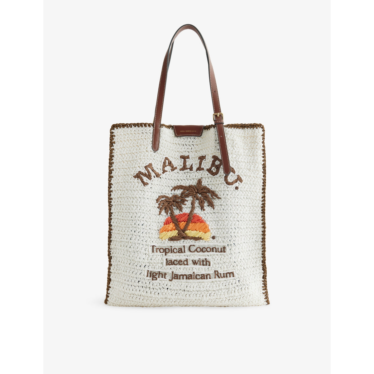 Anya Hindmarch Malibu raffia tote bag - British product