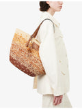 Anya Hindmarch large round raffia basket bag, UK version
