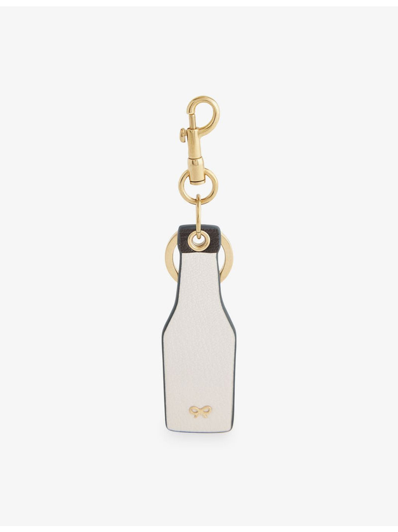 Anya Hindmarch Malibu leather bag charm with bow - British product