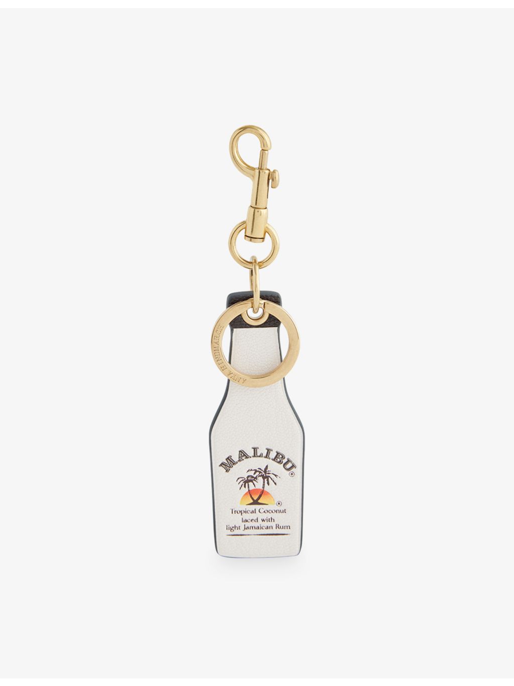 Anya Hindmarch Malibu leather bag charm with bow - British product