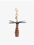 Anya Hindmarch palm tree leather bag charm (British brand)