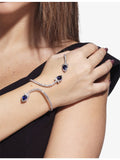 YEPREM Reign Supreme gold diamond sapphire bracelet (British brand)