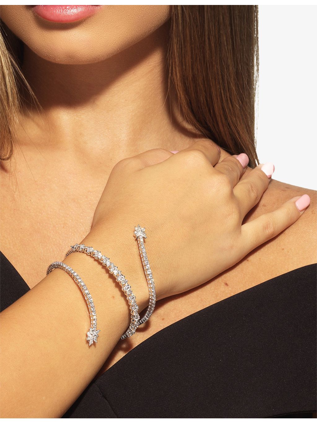 Y-Couture Twist 18ct gold diamond bangle 5.2ct - British product