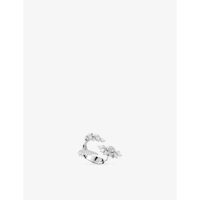 selfridges Y-Not 18ct Gold and 1.57ct Diamond Stackable Ring- Buy online at McGrocer
