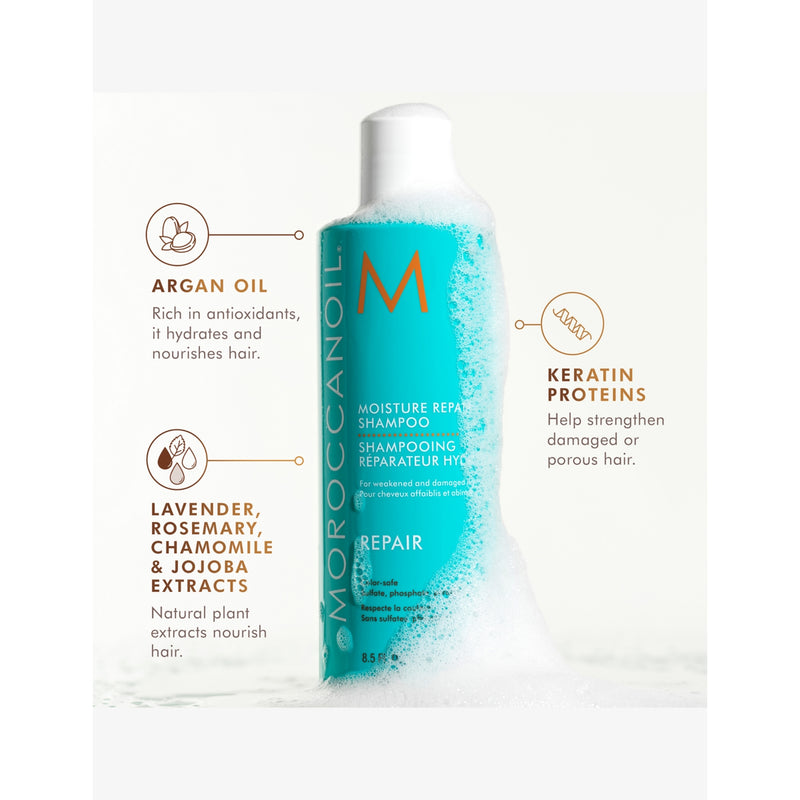 Moroccanoil Moisture Repair shampoo and conditioner duo 500ml - British product
