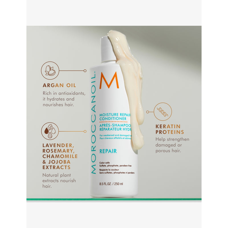 Moroccanoil Moisture Repair shampoo and conditioner duo 500ml - British product