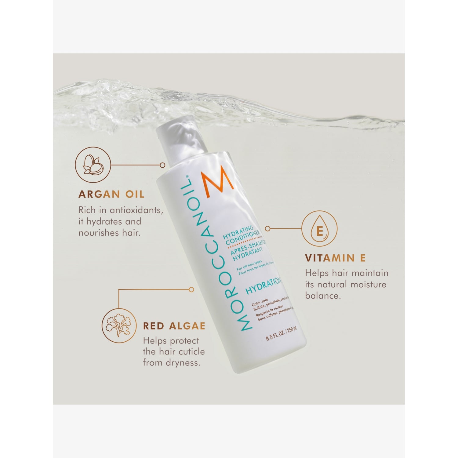Moroccanoil Hydration shampoo and conditioner duo 500ml - British product