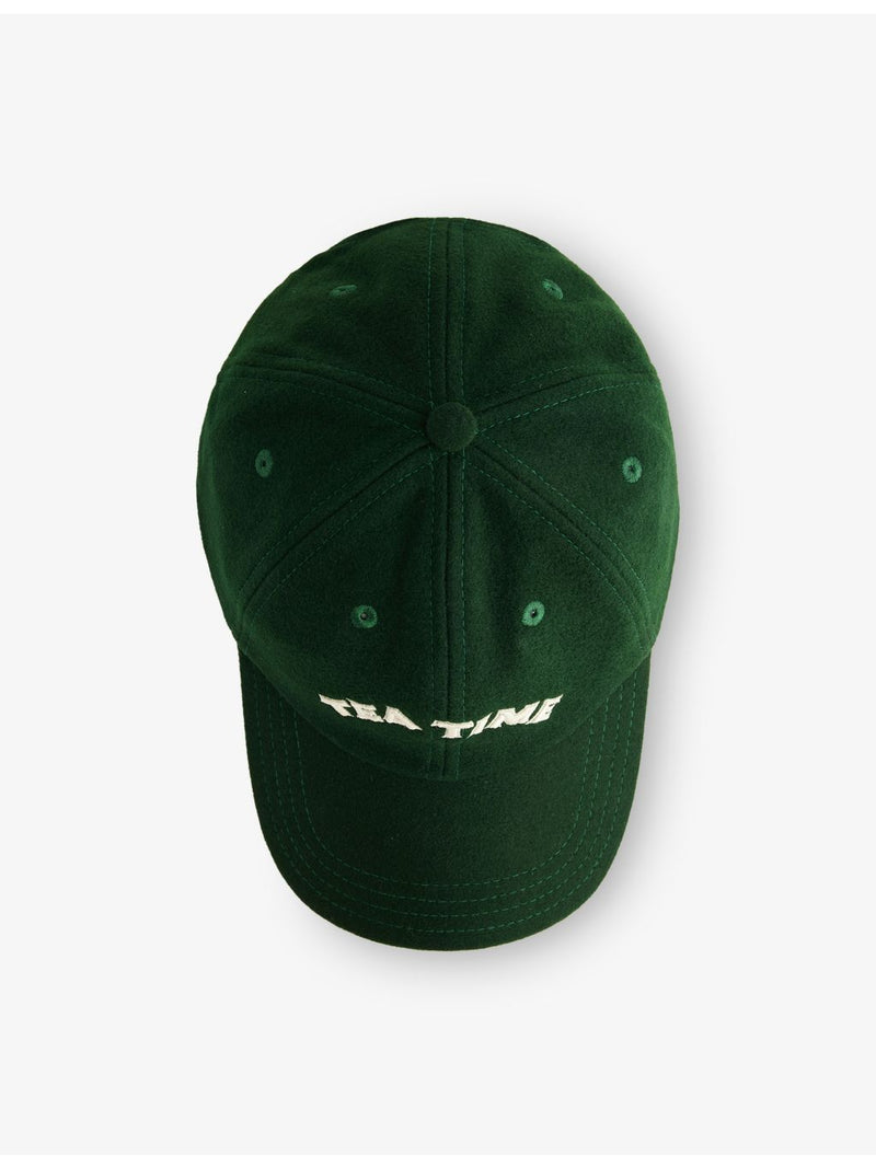 Drake's Tea Time merino wool baseball cap, imported from the UK