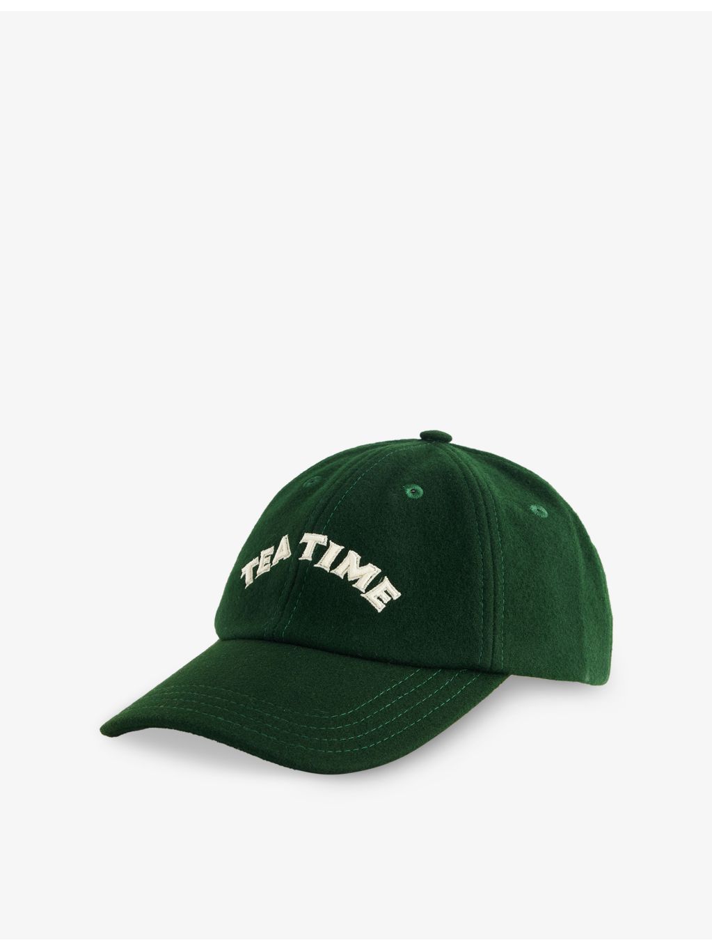 Drake's Tea Time merino wool baseball cap, imported from the UK