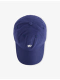 Drake's cotton cap with chainstitched D logo, imported from the UK