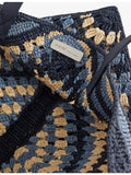 Loewe Puzzle Fold extra-large raffia shoulder bag - British product