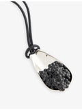 Loewe brass and leather caviar spoon charm, UK version