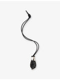 Loewe brass and leather caviar spoon charm, UK version