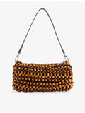 STAUD Timmy beaded shoulder bag 28cm (British brand)