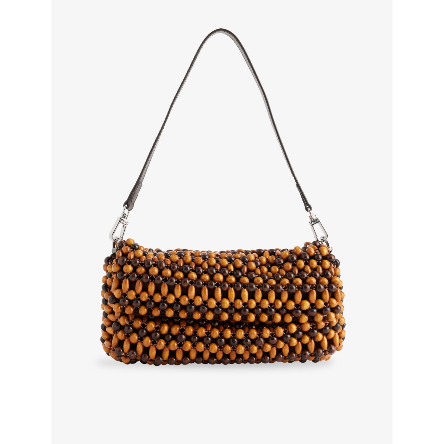 STAUD Timmy beaded shoulder bag 28cm (British brand)