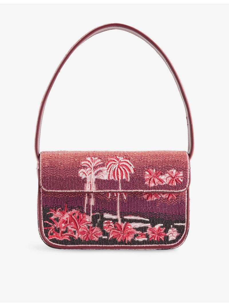 Tommy beaded handbag with glass beads and magnetic closure, UK version